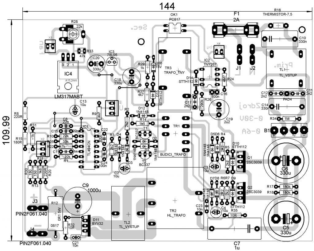 anahtarlamalı laboratuvar güç kaynağı